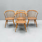 4 Ercol Windsor Dining Chairs Bow Back Cowhorn Light Model 449 FREE UK Delivery*