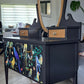Quirky Colourful Dressing Table With Mirror