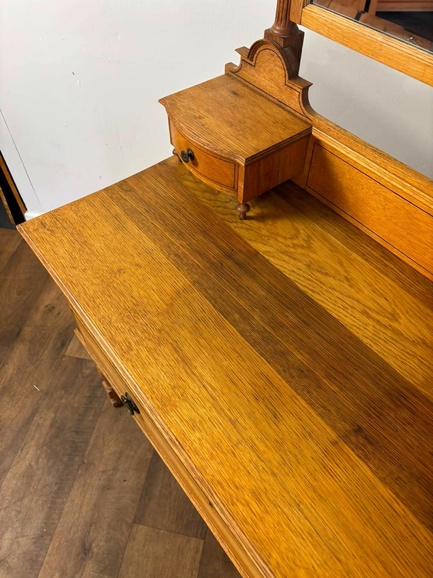 Edwardian Light Oak Dressing Table