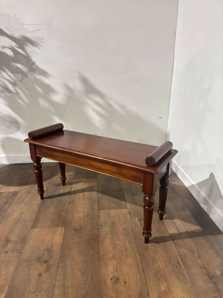 Reproduction Mahogany Window Seat