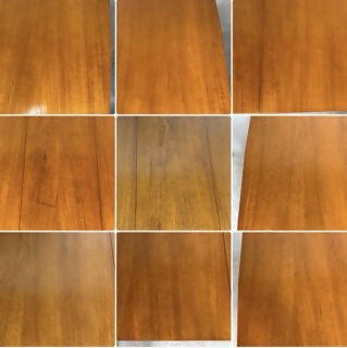 Mid Century Modern Teak Drop Leaf Dining Table Vintage Space Saving Gate Legs