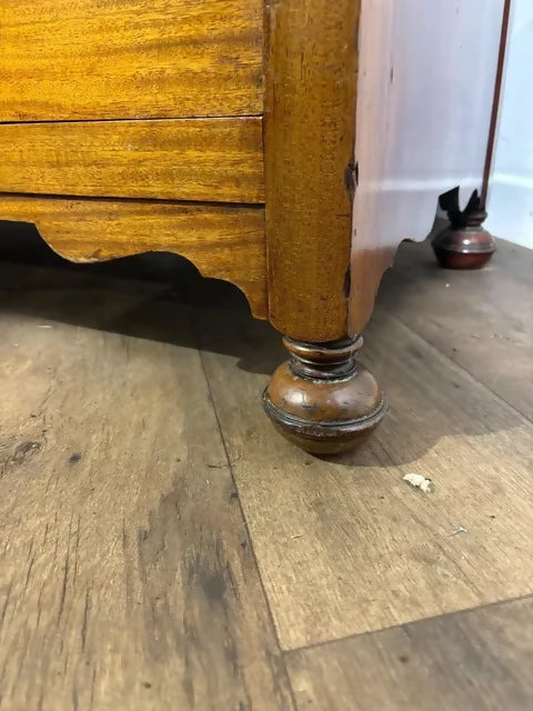 Edwardian Mahogany Triple Door Wardrobe