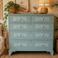 Bone Inlay stencilled large Chest of Drawers