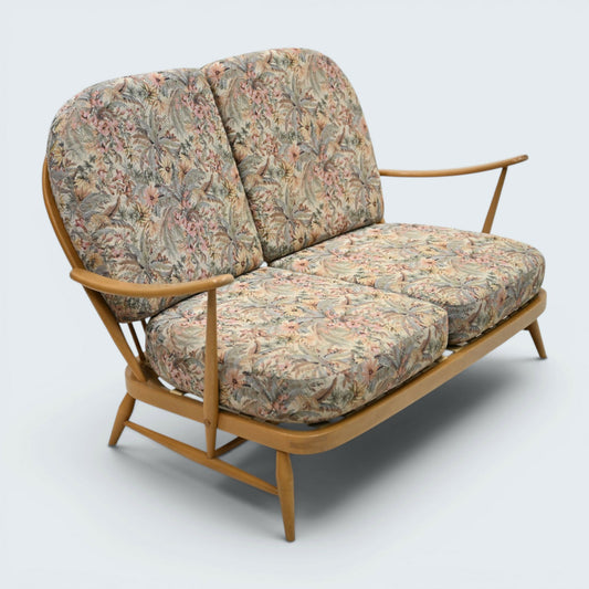Ercol Windsor 2str Sofa Genuine New Webbing Light Finish #203 FREE UK Delivery