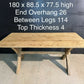 X Ldgs French Oak Farmhouse Dining Table