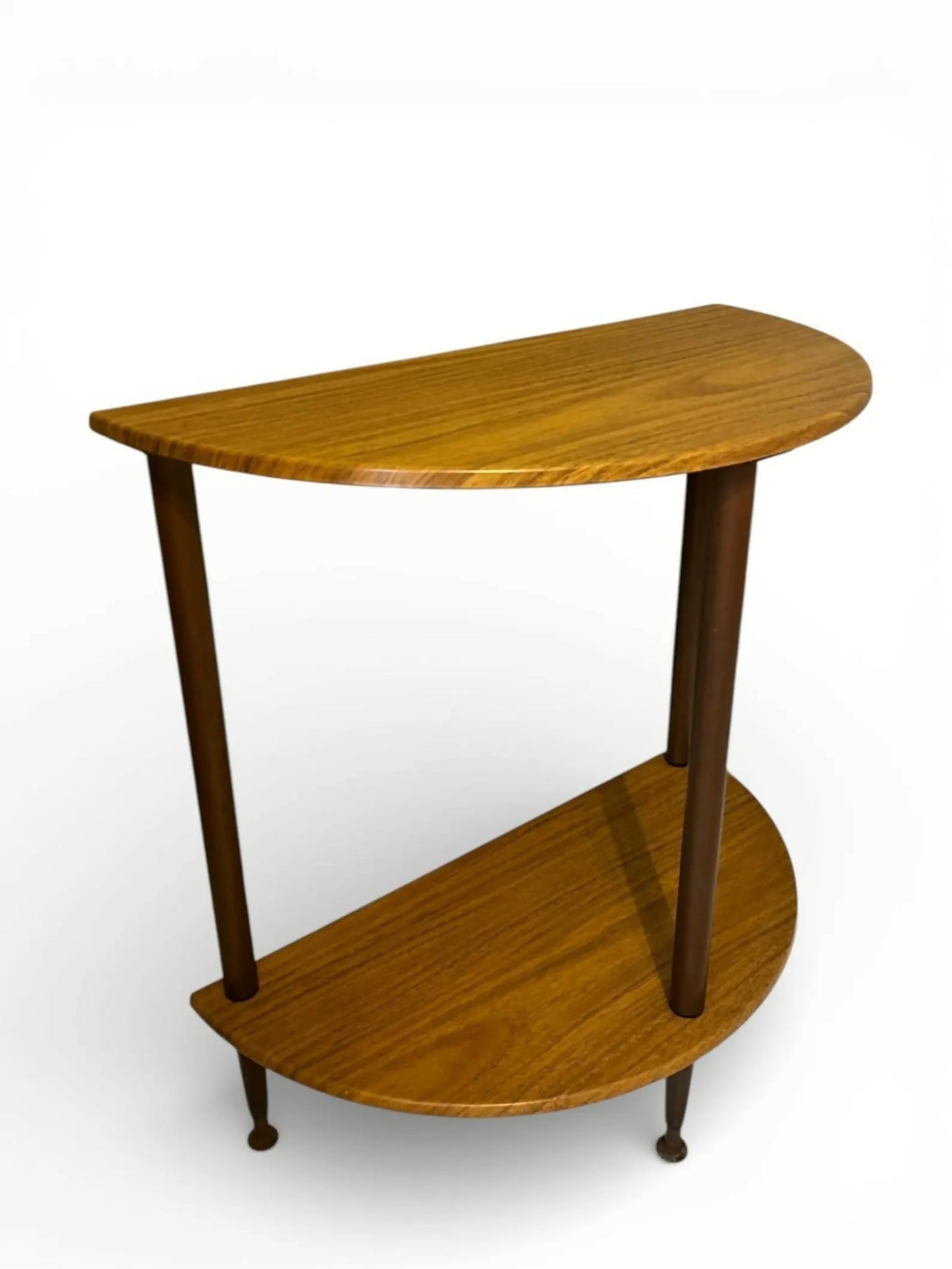 Vintage Formwood Telephone Table Half Moon Hall Table 1960s Mid Century