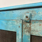 Industrial Style Reclaimed Distressed Blue Indian Cupboard