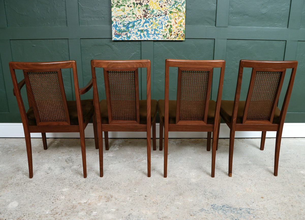 8 x G Plan Cane Bergere Dining Chairs - 1960s - 1970s