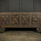 Moroccan Embossed Metal & Leather Sofa