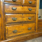 Edwardian Walnut Triple Compactum Wardrobe