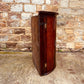 Antique Bow Front Corner Cupboard | Victorian Solid Wood Cabinet | Original Patina | Period Storage