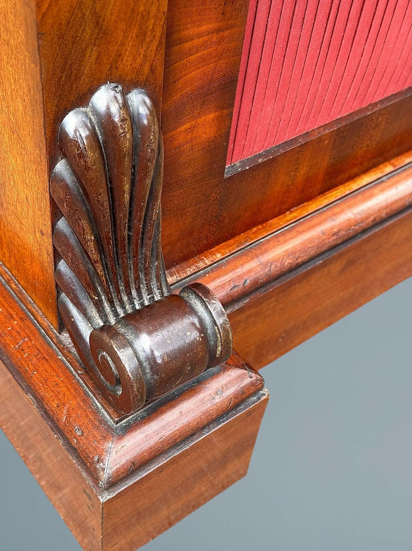 19th Century Victorian Figured Mahogany Two Door Chiffonier