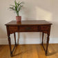 Antique Console Table Oak Side Hall Table