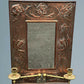 Art Nouveau Copper and Brass Mirror