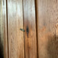 Vintage Early Victorian Tall Pine Housekeeper Pantry Kitchen Larder Shelves Double Cupboard, c.1820
