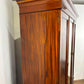 Edwardian Mahogany Inlaid Wardrobe / Armoire with Mirror & Drawers