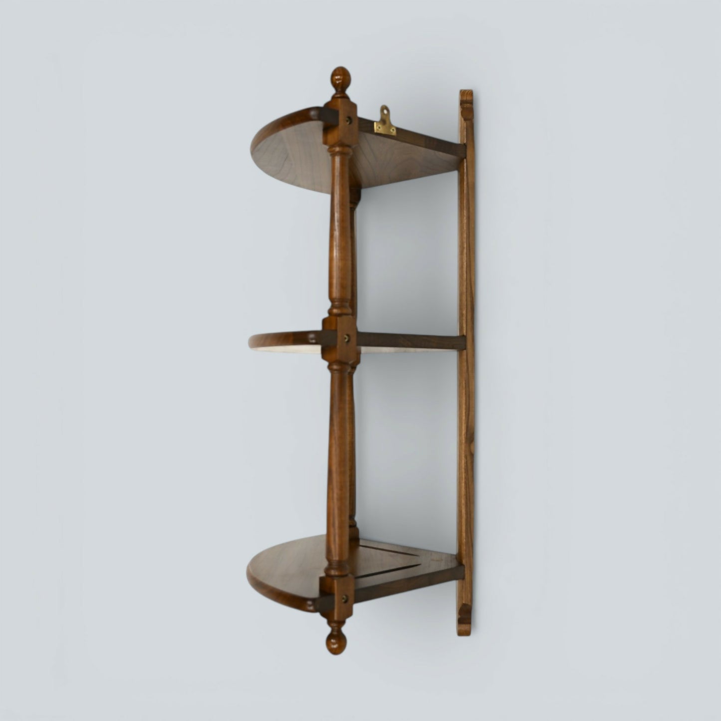 Ercol Hanging Corner Shelving Golden Dawn Finish #1104 EXC FREE UK Delivery