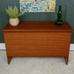 Mid Century Blanket Box - Toy Box - Teak Veneer By Meredew