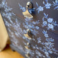 Hand Painted Stag Minstrel Bedside Table with Hand Painted Floral Design