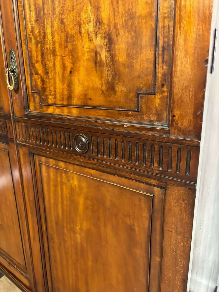 Edwardian Mahogany Double Wardrobe99