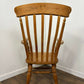 Rustic Beech Slat Back Grandfather Armchair – Country Style