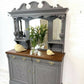 Antique Victorian Chiffonier Mirror Back Sideboard
