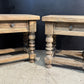 Quality Pair Oak Lamp Tables