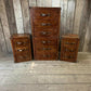 luxury handmade bridle leather bedroom suite set