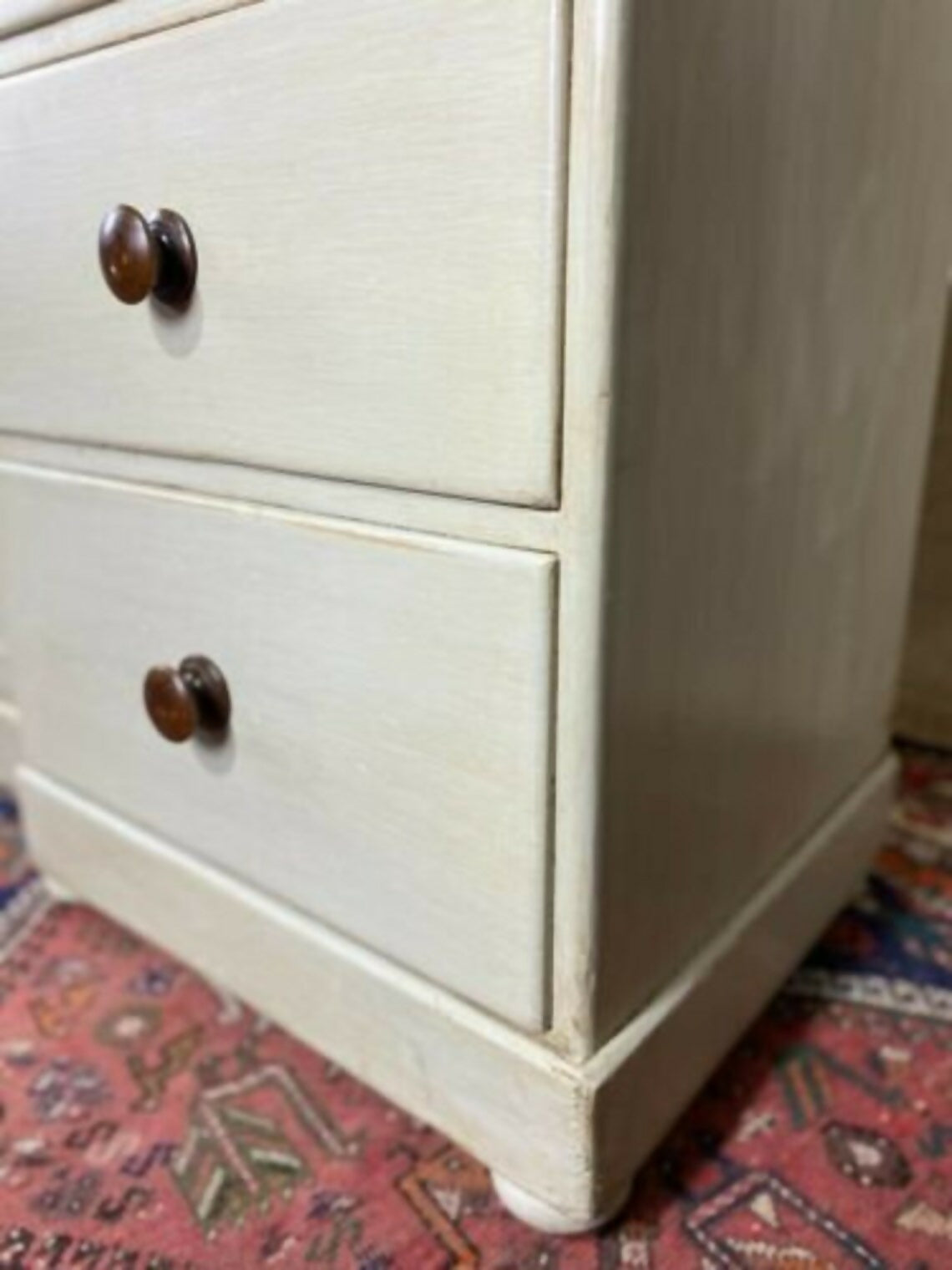 Antique Victorian Pine Breakfront Sideboard Base Unit, c 1870