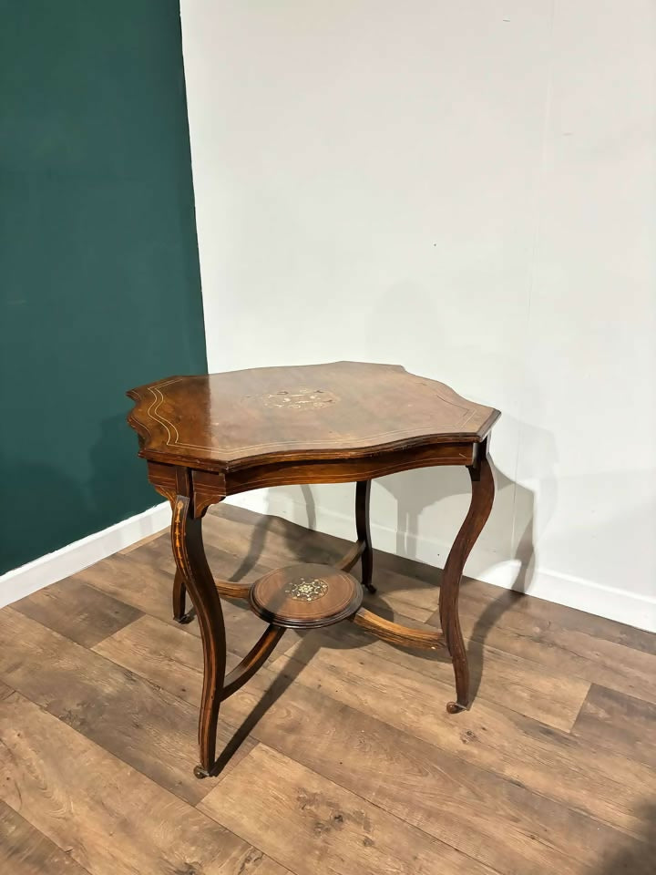 Edwardian Rosewood Inlaid Window Table88