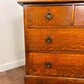 Vintage Oak Two Over Two Chest Of Drawers