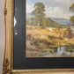 Large Framed Don Vaughan Country Harvest Scene Print