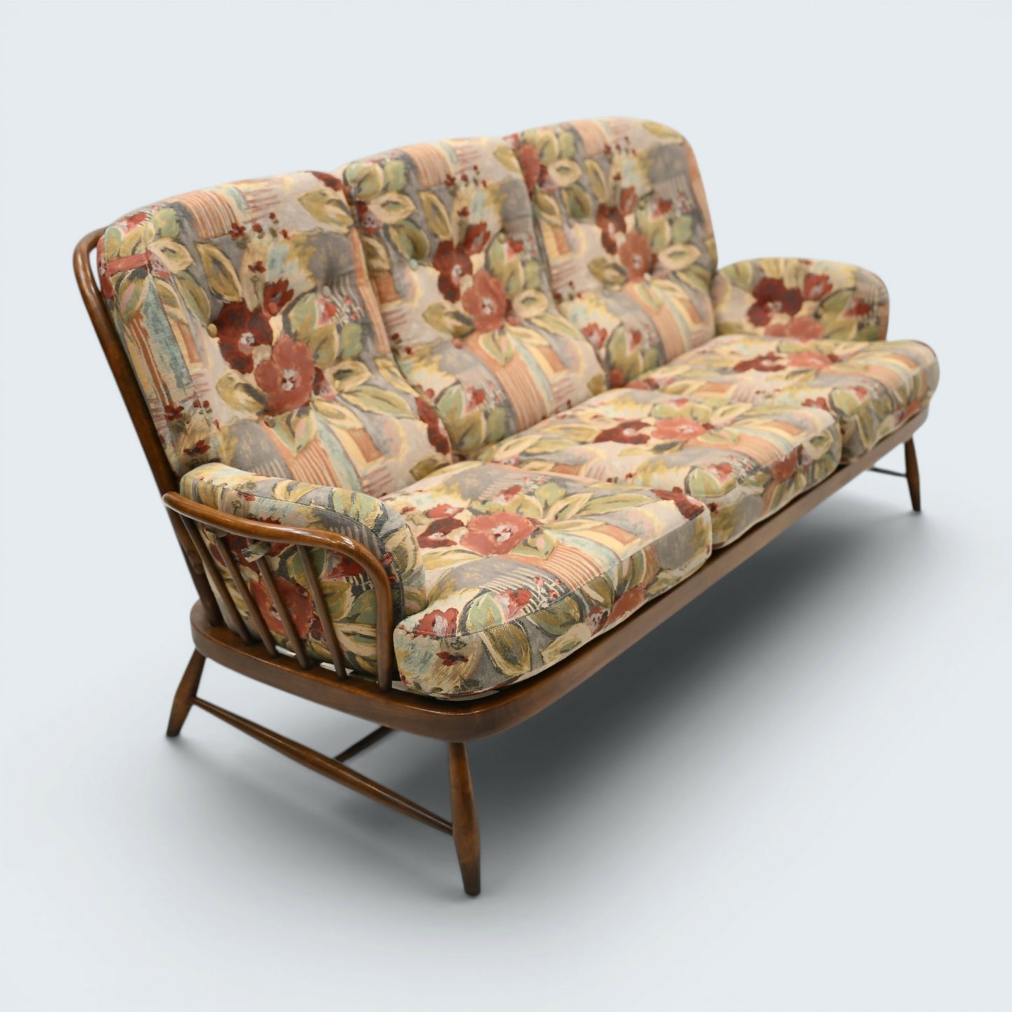Ercol Jubilee 3 Seater Sofa Golden Dawn Finish New Webbing FREE UK Delivery*