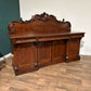 Victorian mahogany chiffonier, having a decorative gallery 666