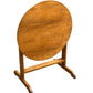 Art Deco tilt top light Oak side table
