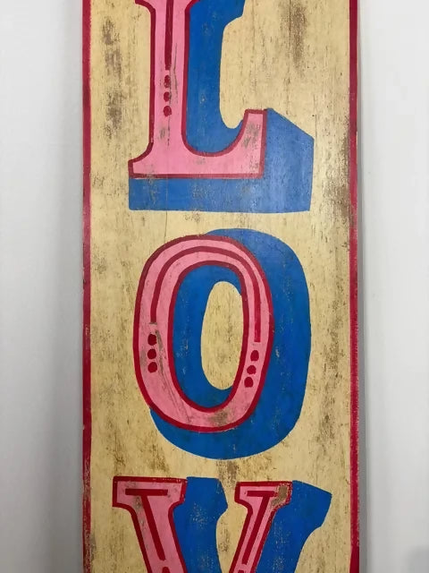 Rustic Style “LOVE” Fairground Sign