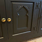 Newly refurbished oak sideboard black by Webber furniture