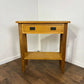 Modern Solid Oak Tall Console Table