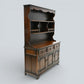 Old Charm Oak Dresser In Tudor Brown 2 Piece Sideboard Display FREE UK Delivery*