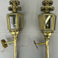 Pair of Wall Lights Antique French Style Lantern Sconces Glass LOT 6478