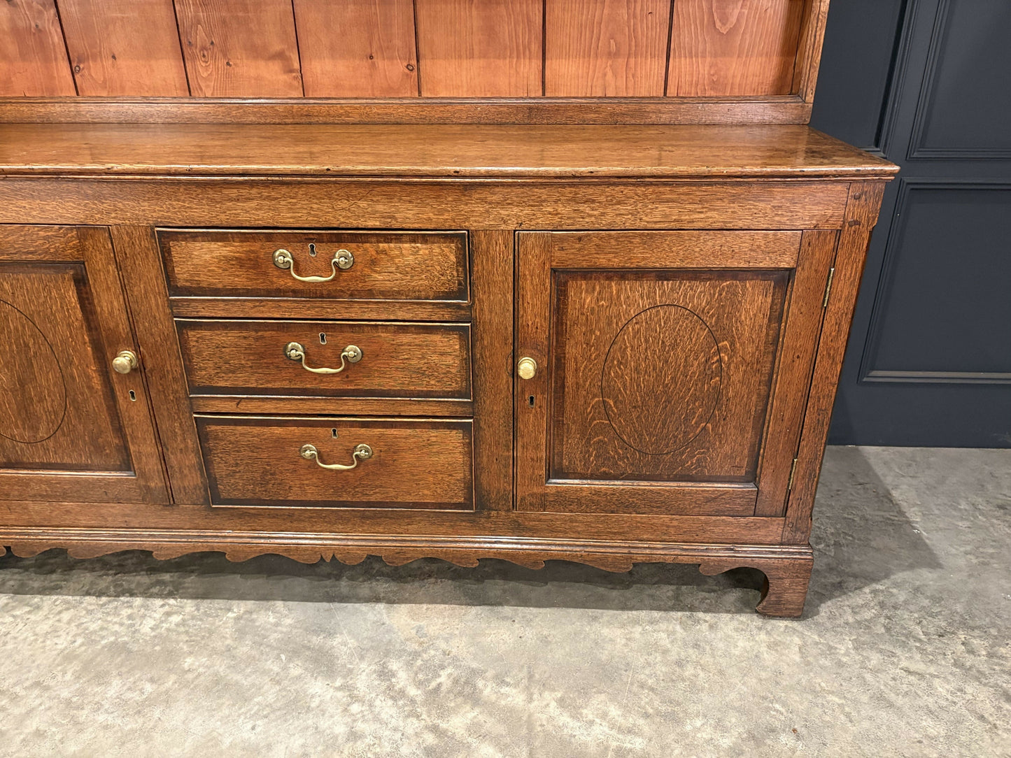 18th Century Antique Country Oak Dresser