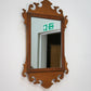 Arts and Crafts Edwardian Fretwork Mirror Mahogany Frame