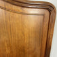 Bed Antique French Style Double Bed Frame Walnut Carved Headboard LOT 6407