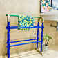 Lemon Vintage Towel Rail, Freestanding Wooden Clothes Airer