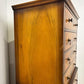 Vintage Walnut Chest On Chest – 8 Drawer Tallboy Chest