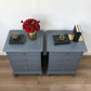 Stag minstrel grey bedside cabinets