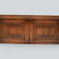 Old Charm Wall Unit Top Box Linenfold Doors Tudor Brown FREE* UK Delivery