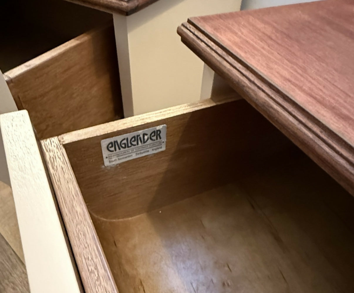 A pair of bedside tables by Englender