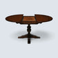 Old Charm Hunsdon Extending Pedestal Dining Table Tudor Brown FREE UK Delivery*