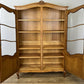 Bookcase Vintage French Louis XVI Oak Display Cabinet Carved Sideboard LOT 6346